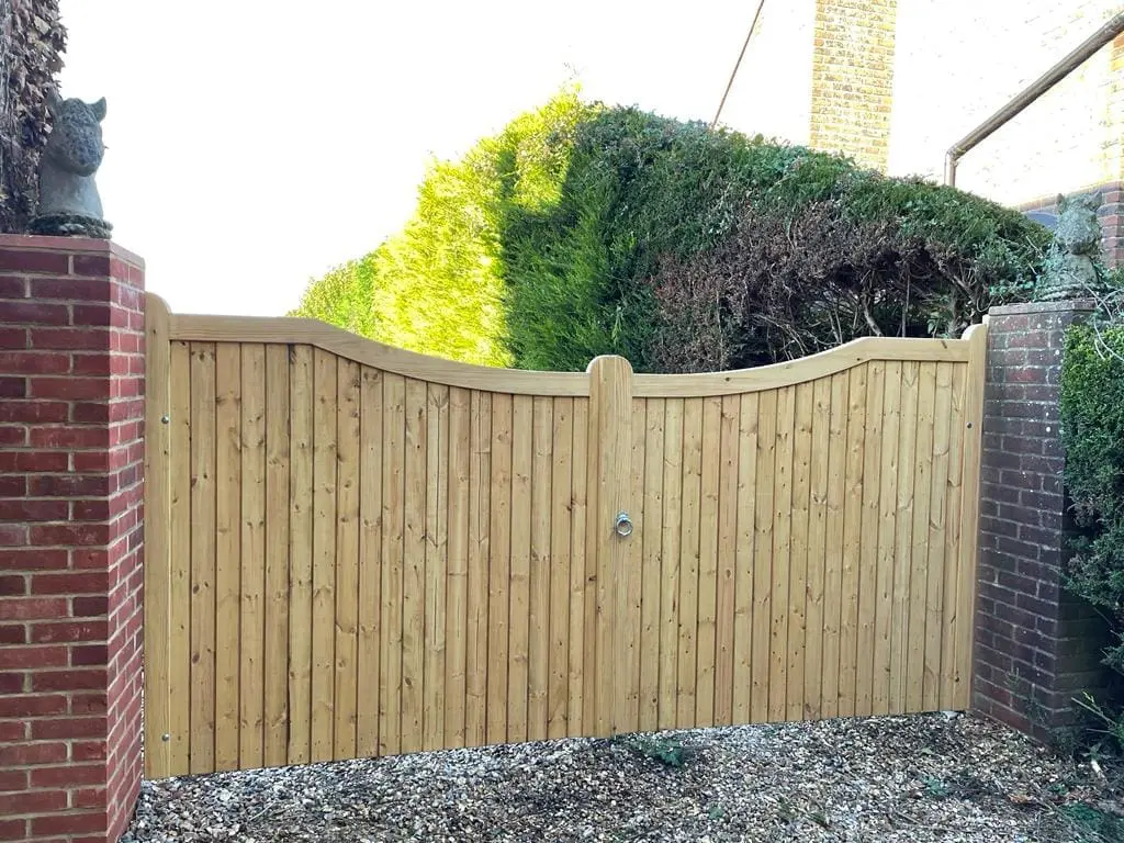 Wooden Driveway Gates 